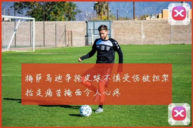 梅萨乌迪争抢皮球不慎受伤被担架抬走痛苦掩面令人心疼